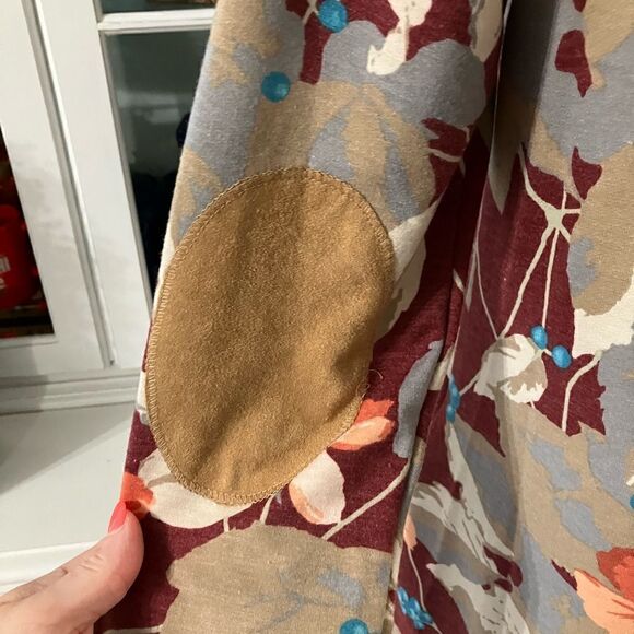 Floral Tunic Dress Long Sleeve Sz Small Viamor - Picture 5 of 9